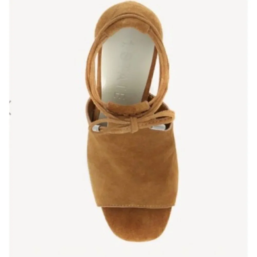 1. State Tilya Leather Block Heel Open Toe Sandals Size 7‎
